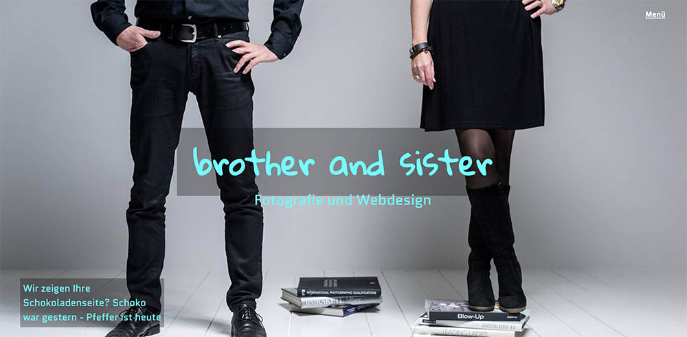 Website Fotografie und Webdesign