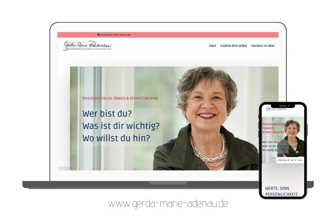 Website von Gerda-Marie Adenau