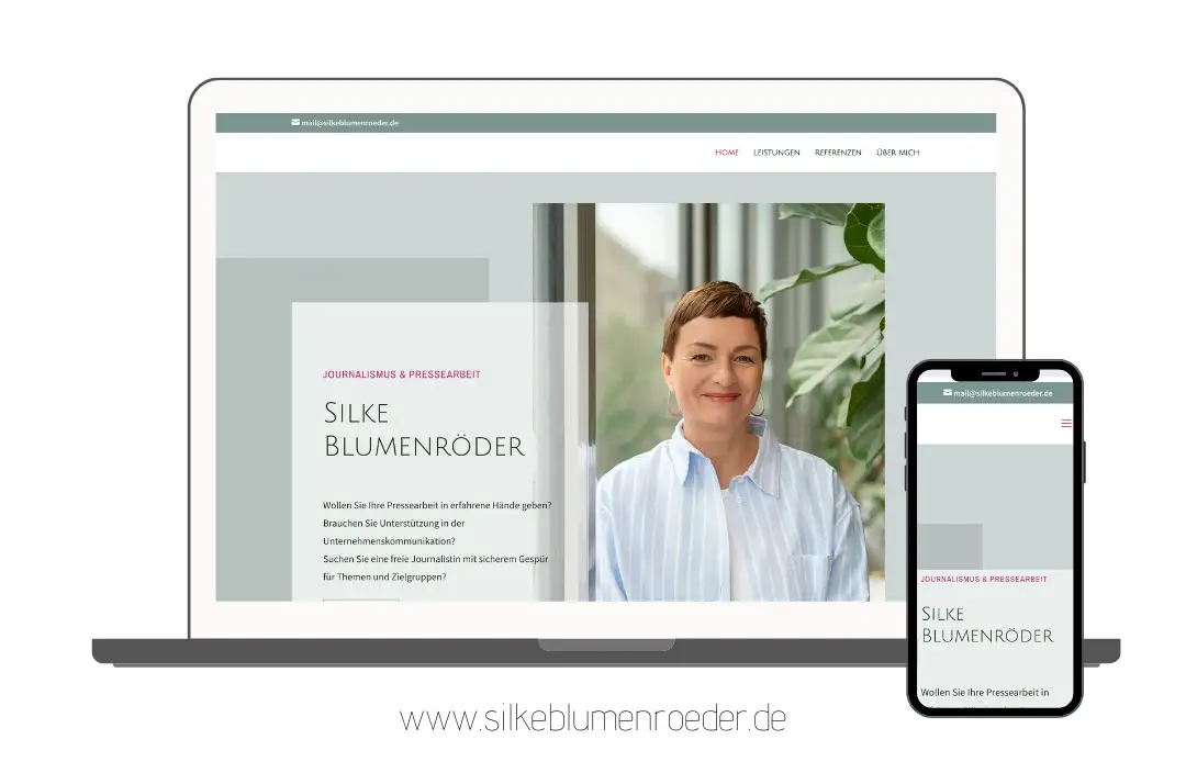 Foto von Website Silke Blumenröder